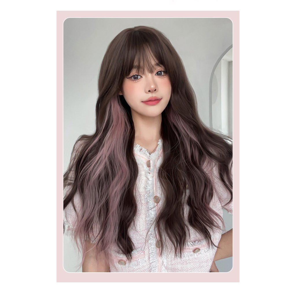 CH2507 full wig korean mermaid wave highlight 65cm