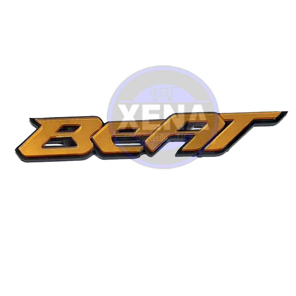 EMBLEM BEAT TIMBUL LOGO BEAT BUKAN STIKER ATAU STICKER TIMBUL STIKER MOTOR EMBLEM LOGO BEAT 3D TIMBUL EMBLEM BEAT