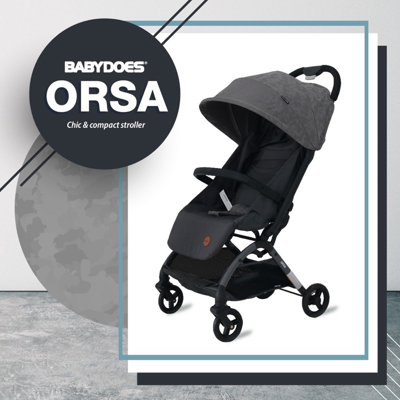 Makassar  Stroller Babydoes 3583 Orsa Cabin Size Kereta Dorong Bayi
