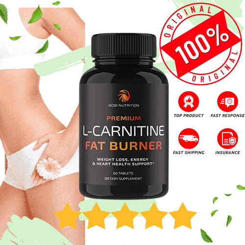Nobi Nutrition L-Carnitine Fat Burner - Healthier Weight Loss Obat Diet Pembakar Lemak Menurunkan Be