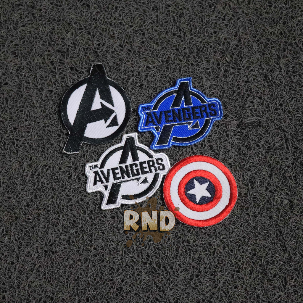 PATCH BORDIR AVENGERS EMBLEM BORDIR SMALL PATCH