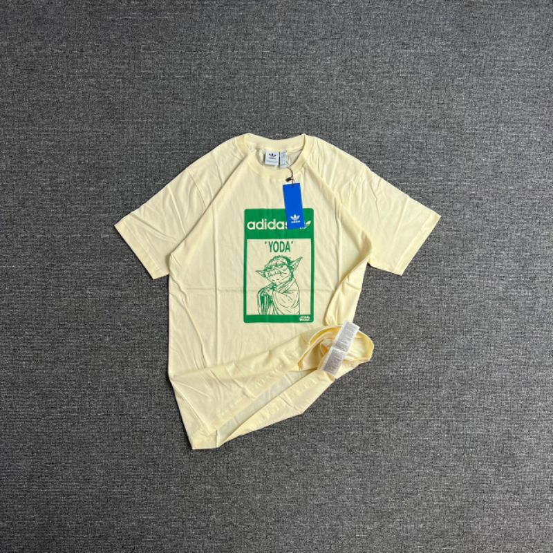 KAOS ADIDAS YODA FULL TAG LABEL CASUAL