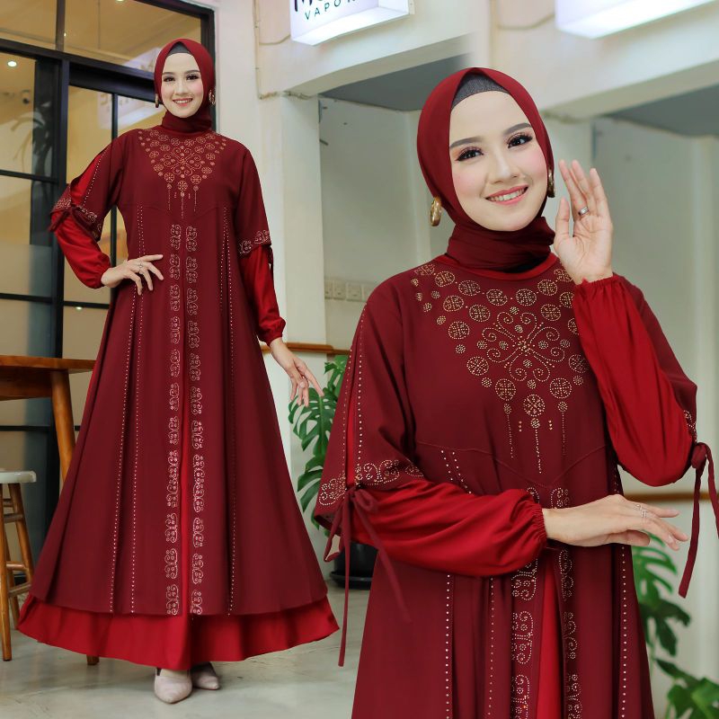 GAMIS ABAYA TURKEY FULL PAYET ELEGANT LOLLY