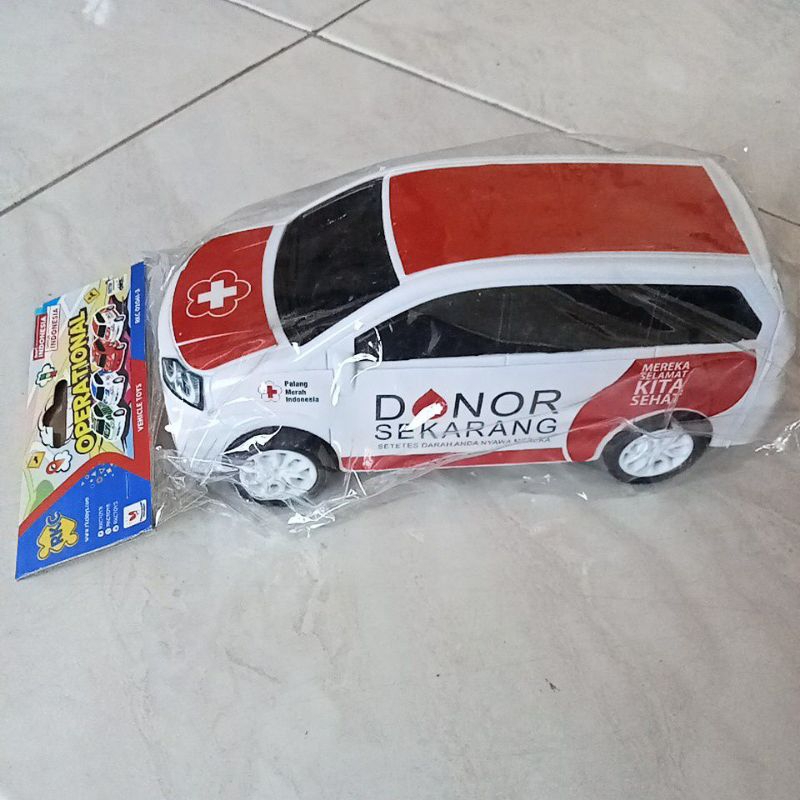 RKC02061-3 Mainan Mobil Operasional Donor darah PMI PLN Basarnas