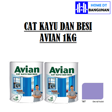 Cat Kayu Besi Avian 1kg (197 orchid violet)