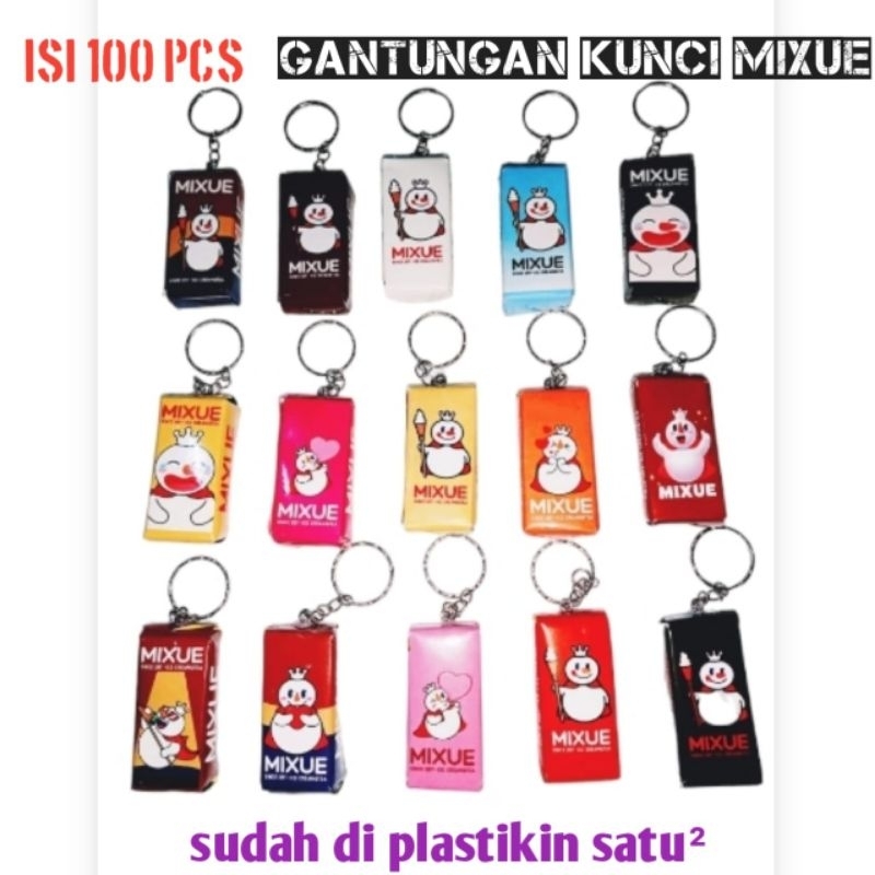GANTUNGAN KUNCI MIXUE MINUMAN KOTAK viral