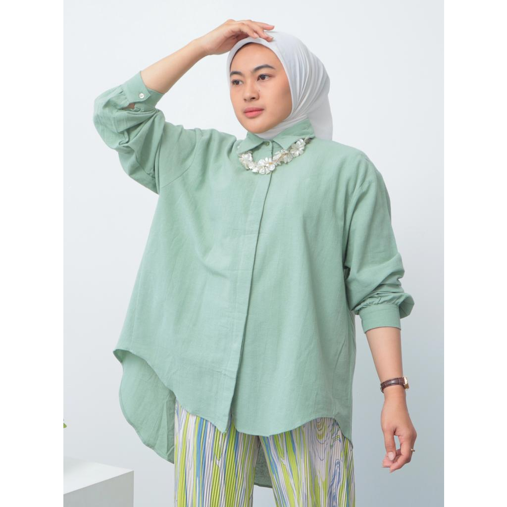 Kemeja Linen Berli Oversize - 2306.01.030