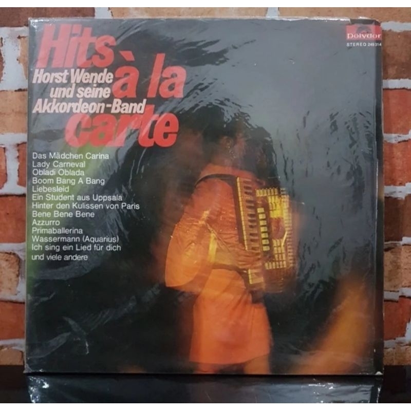 Vinyl Piringan Hitam 12 inch Hits A La Carte-Horst Wende's Accordeon