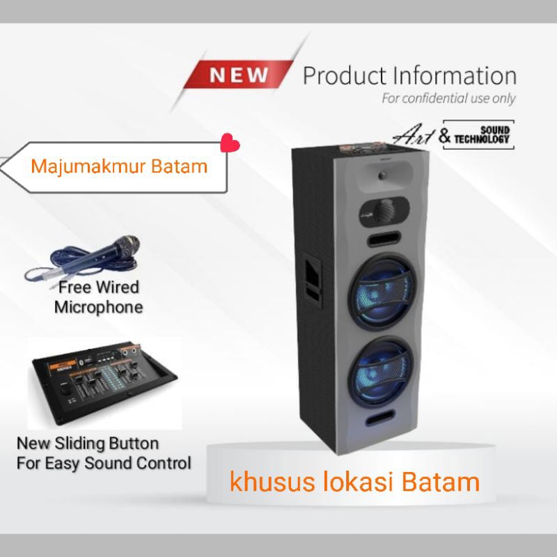 SHARP SPEAKER BLUETOOTH CBOX-PRO22UBB GARANSI RESMI ( CBOXPROX22UBB )