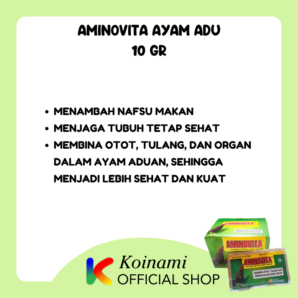 AMINOVITA AYAM ADU / OTOT TULANG AYAM ADU / EKA FARMA