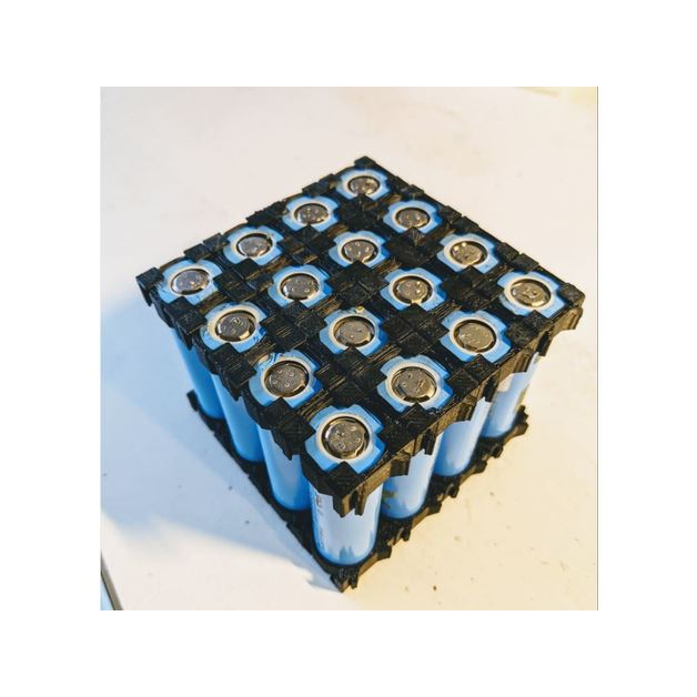 modul tatakan/tempat/bahan casing batrey tipe18650