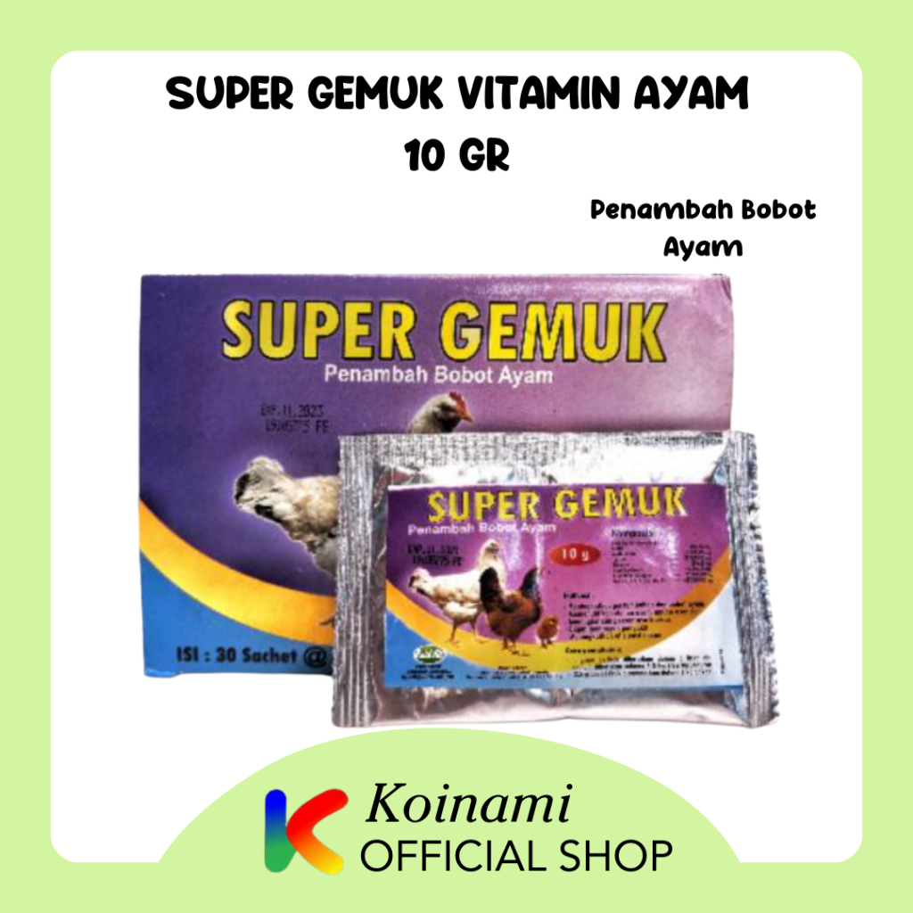 SUPER GEMUK VITAMIN AYAM / raid