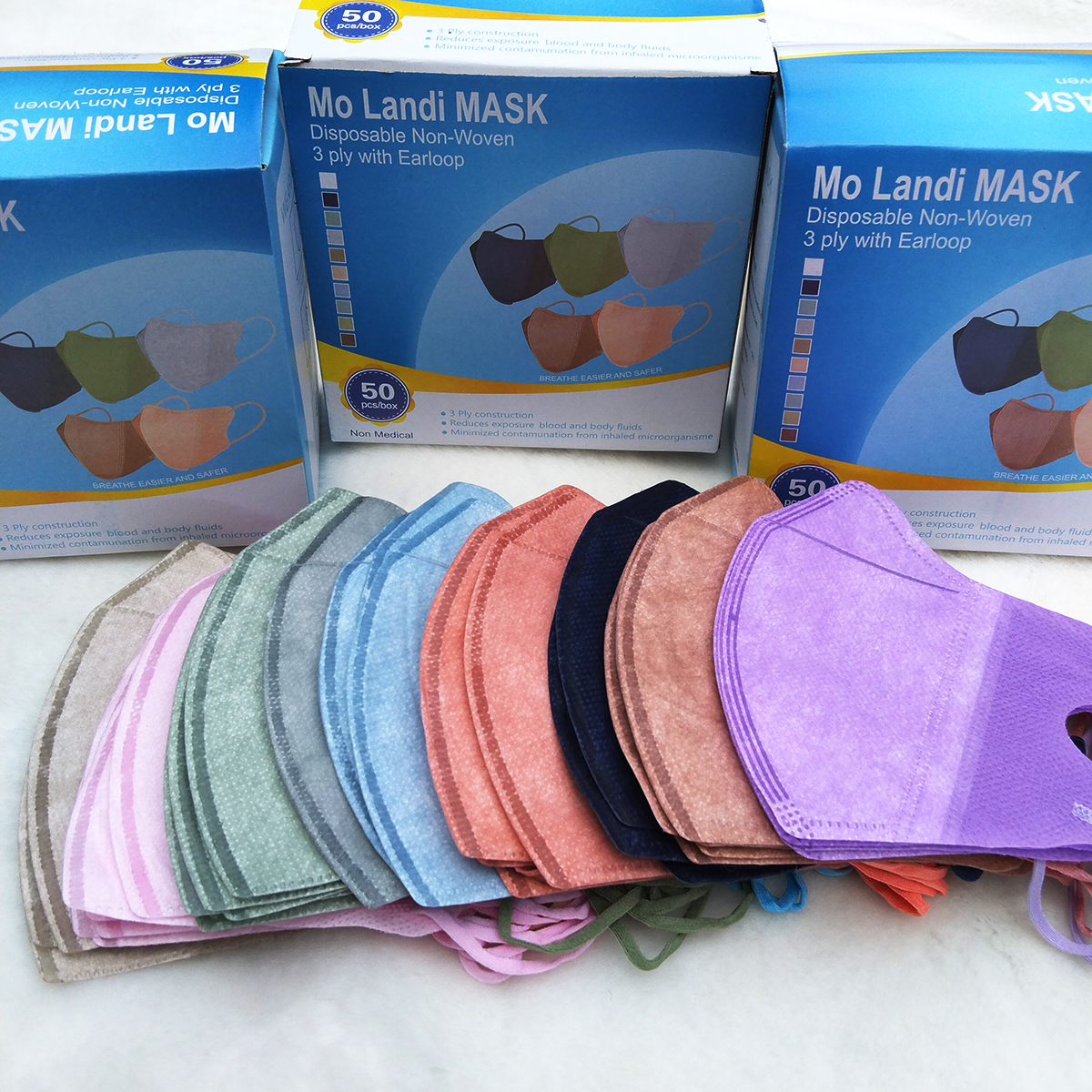 MASKER DUCKBILL WARNA WARNI 3 PLY MASKER DUCKBILL WARNA WARNI PAKET TERMURAH 3 BOX ISI 150 PCS MASKER DUCKBILL EARLOOP PAKET USAHA BISA UNTUK DIJUAL KEMBALI HARGA PABRIK