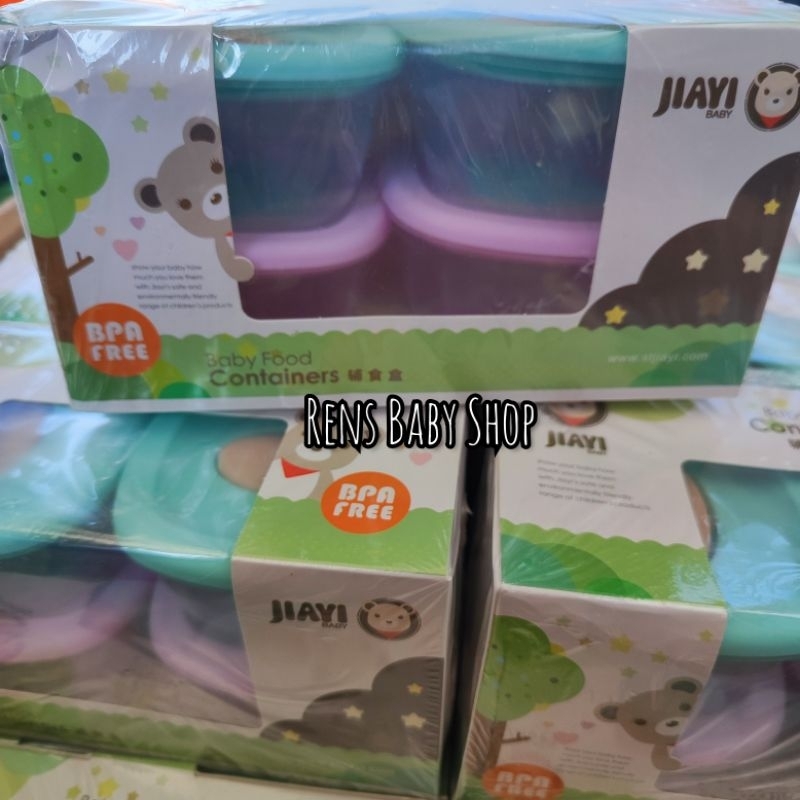 JIAYI wadah mankok toples kontainer penyimanan mpasi bpa free microwave / freezer kukus