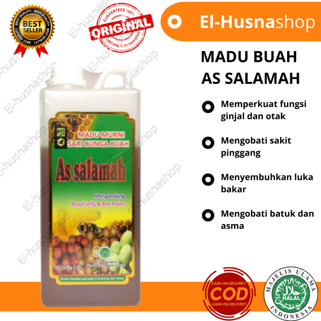 

Madu Sari Bunga Buah 1kg As Salamah Madu Murni Asli Original Assalamah