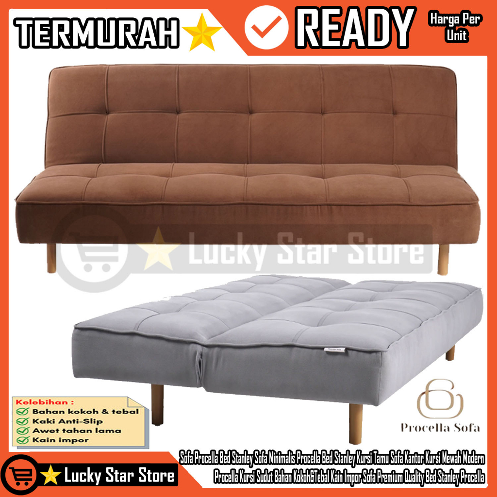 [Kargo] Sofa Bed Stanley Procella Kursi Ruang Tamu Sofa Bed Minimalis Modern Procella Bed Stanley So