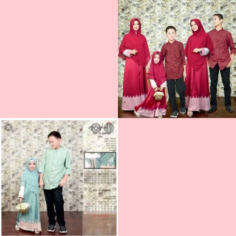 ENDOMODA KOKO ANAK ESA 01 BOOY HIJAU MAROON