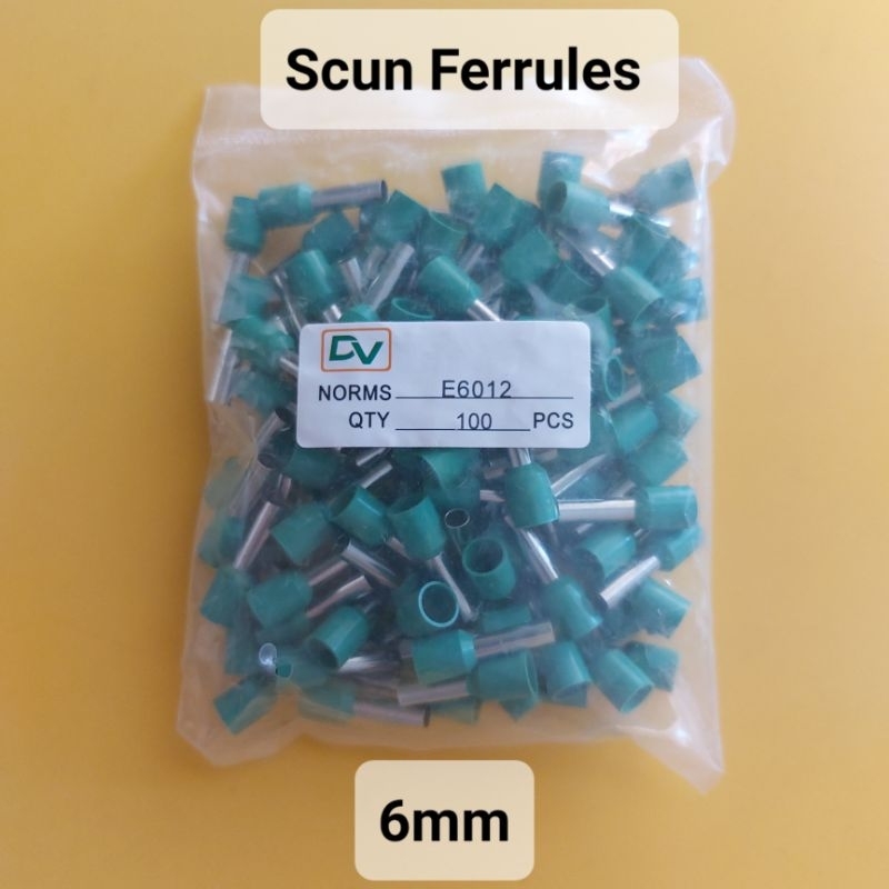 Scun Ferrules 6mm / Skun Botol 6mm / Scun Kabel