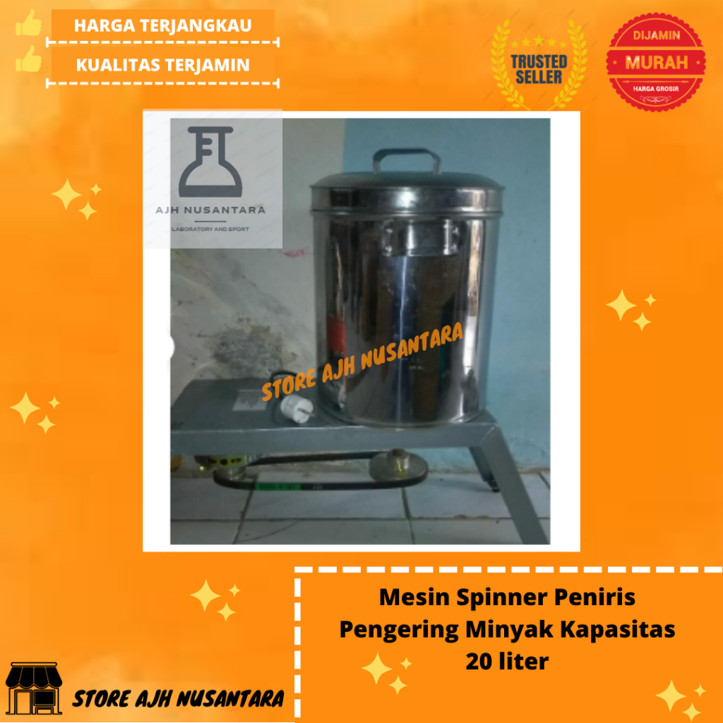 ECO Mesin Spinner Peniris Pengering Minyak Kapasitas 20 liter // Pre Order