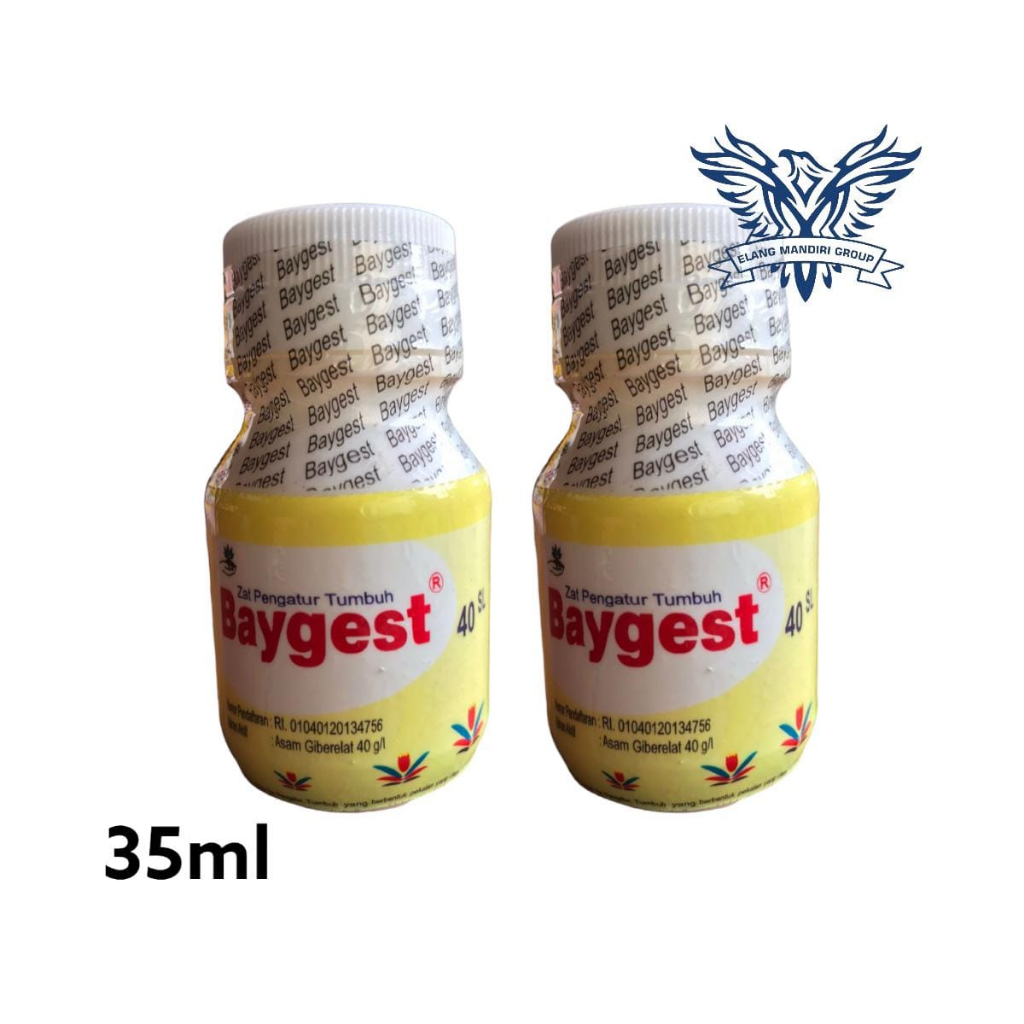 BAYGEST ZPT 40SL 35ML Asam Giberelat 40 g/l Zat Pengatur Tumbuh Mempercepat Pertumbuhan Tunas Buah dan Biji Tanaman Padi Anggur dll