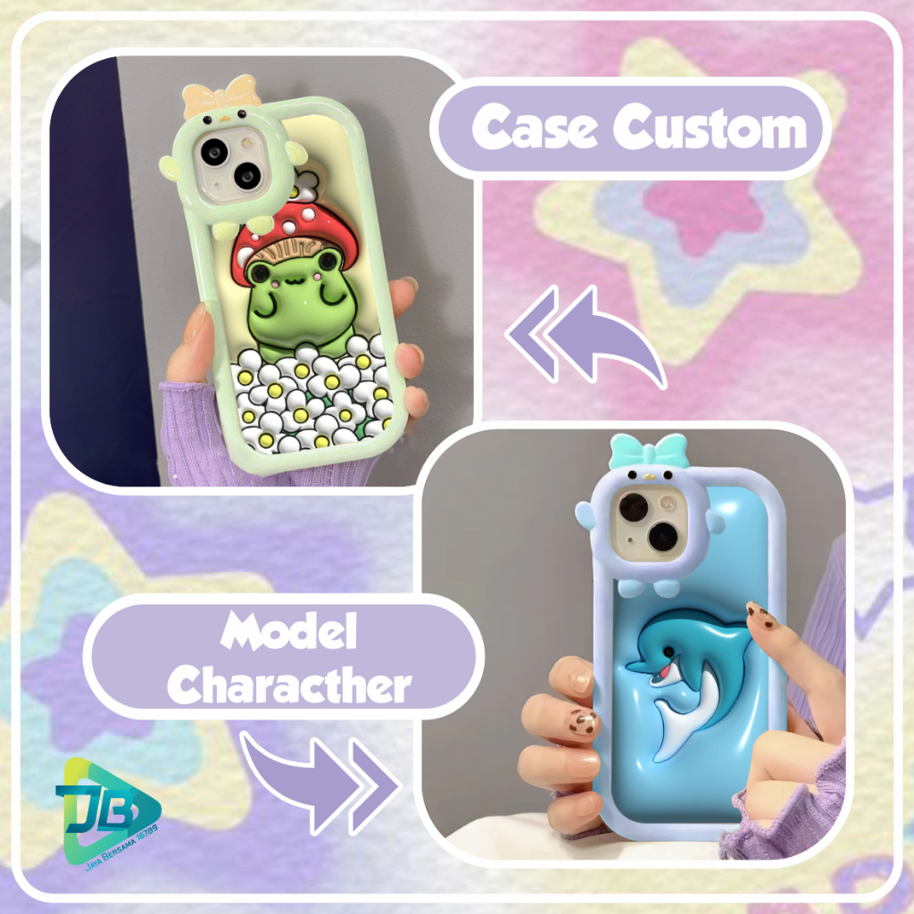 CUSTOM SOFT CASE SILIKON CASING FRAME KAMERA KARAKTER PITACU CUSTOM FAUNA OPPO A1K A5S A3S A53 A54 A16 A37 A12 A15 A15S RENO 7 6 A31 A57 A9 A5 2020 F1S 4F A17 A17K A71 JB8883