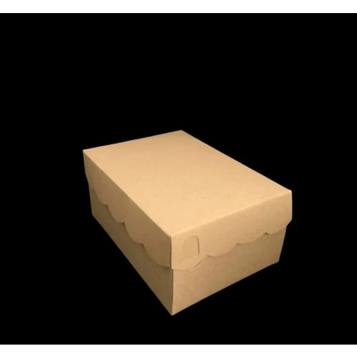 

Dus Snack Coklat Polos Kraft 275gsm 14,5 x 10 x 7,5cm non laminasi box kotak