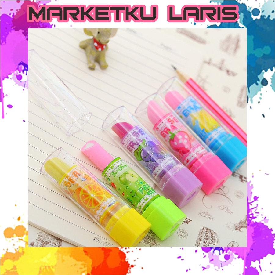 

MKL - Penghapus Pensil Bentuk Lipstik Karakter Kartun Warna Warni S067