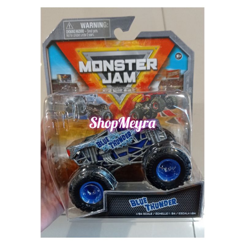 Mainan Hotwheels Monster Jam 1:64 Blue Thunder