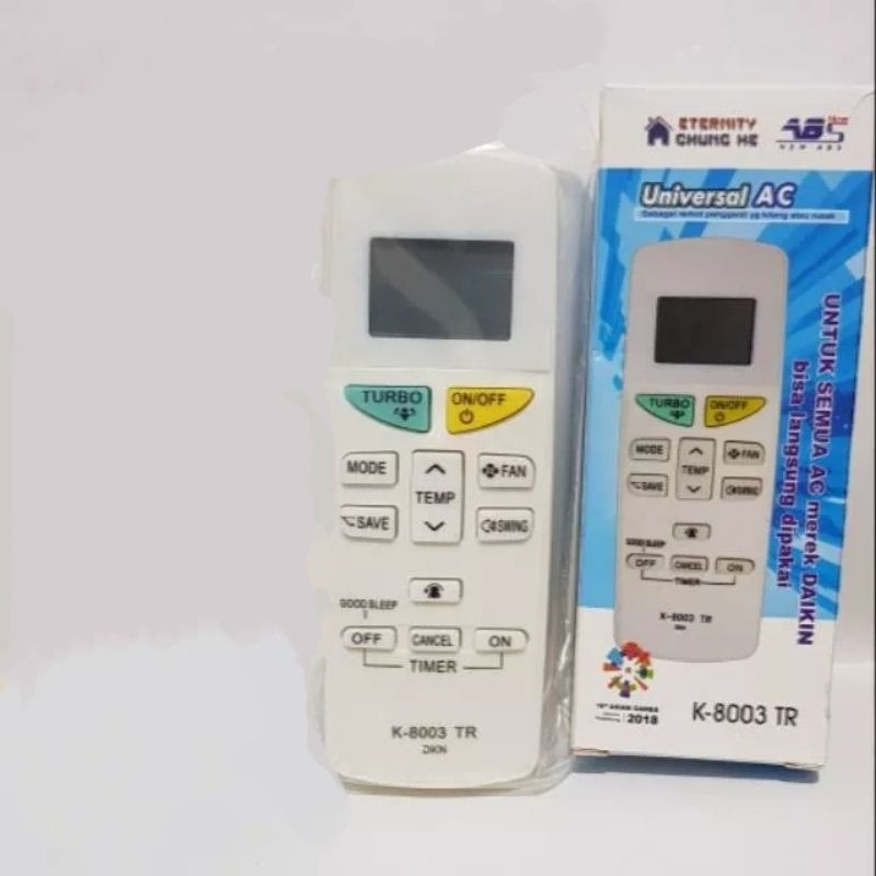 Remote AC / Remote Air Con DAIKIN Multi All Type Universal K-8003 TR