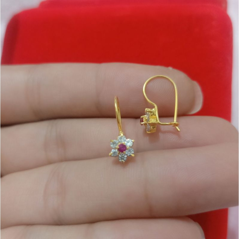 ANTING DEWASA PERAK 925 LAPIS MAS