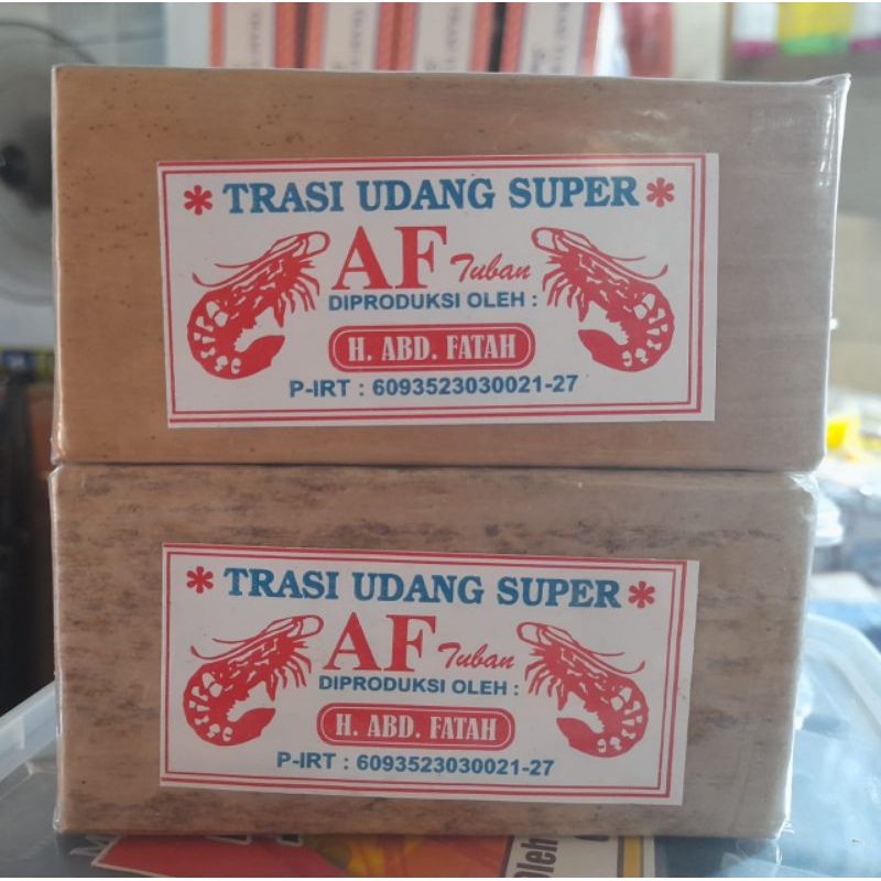 

Trasi Udang Super / Trasi Udang AF / 250g / 100g