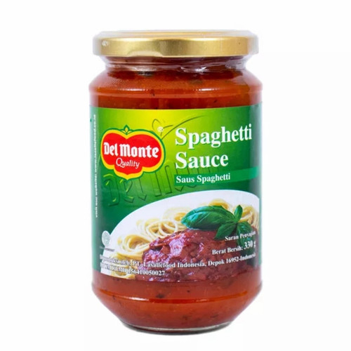 

Delmonte Saus Spaghetti Jar 330gr/Pasta Sauce