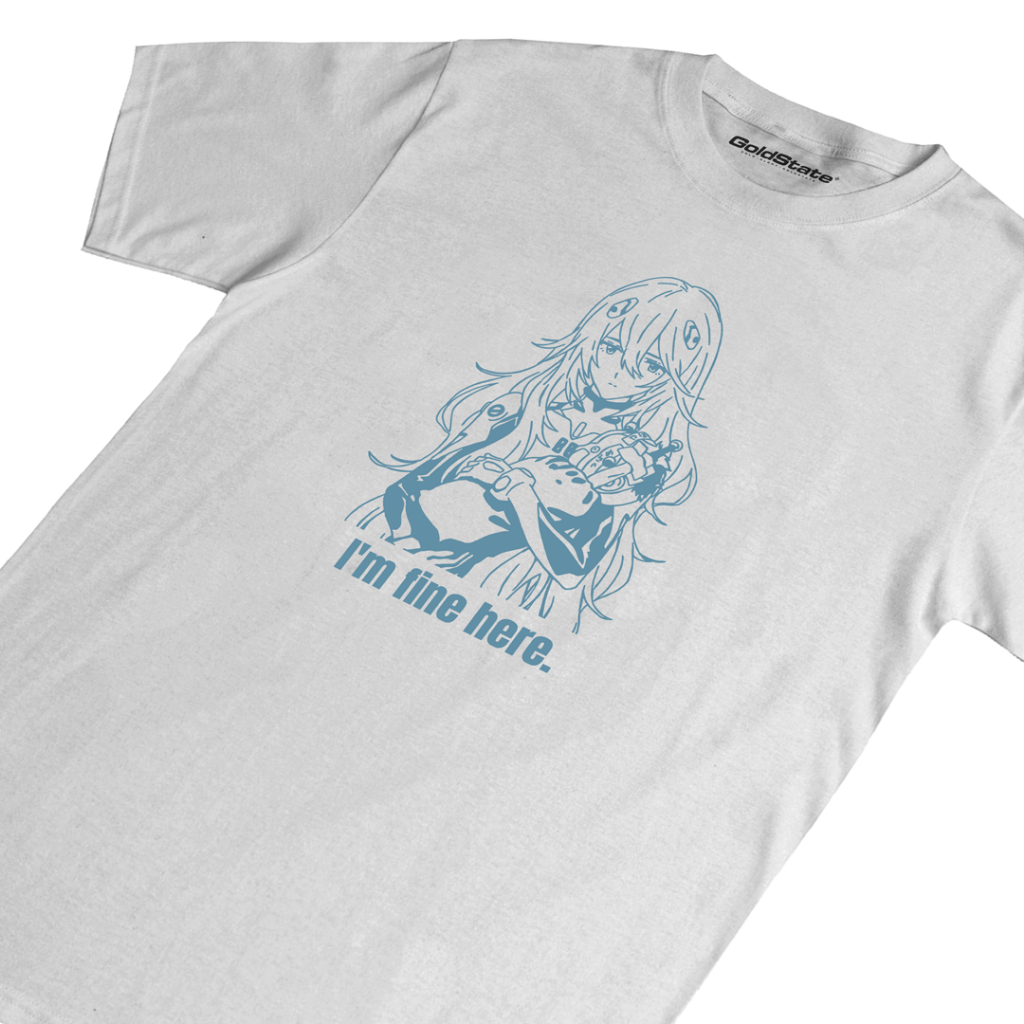 [KAOS ANIME] EVANGELION - EVANGELION X COSPA | REI AYANAMI | BAJU ANIME | KAOS PUTIH | EVANGELION | 