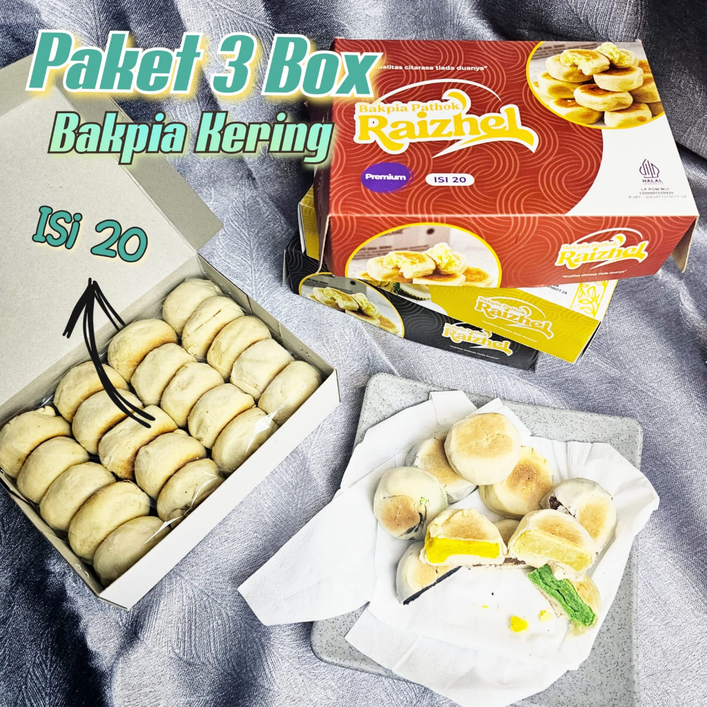 [ 3 BOX ] BAKPIA PAHTOK RAIZHEL ISI 20 BESTSELLER