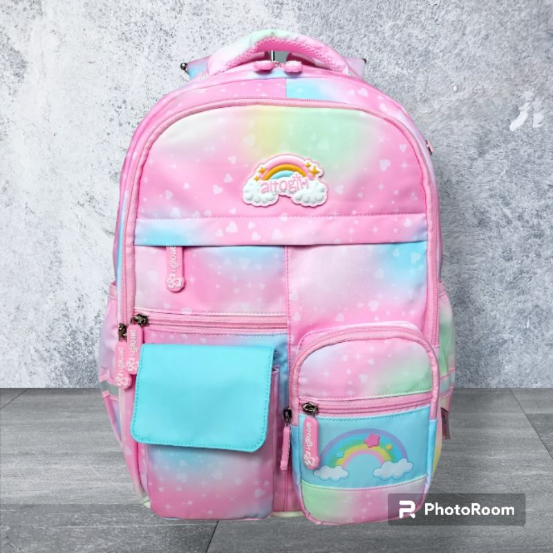 Alto Girl Series/ Tas Ransel Backpack Sekolah Alto Girl Motif Rainbow