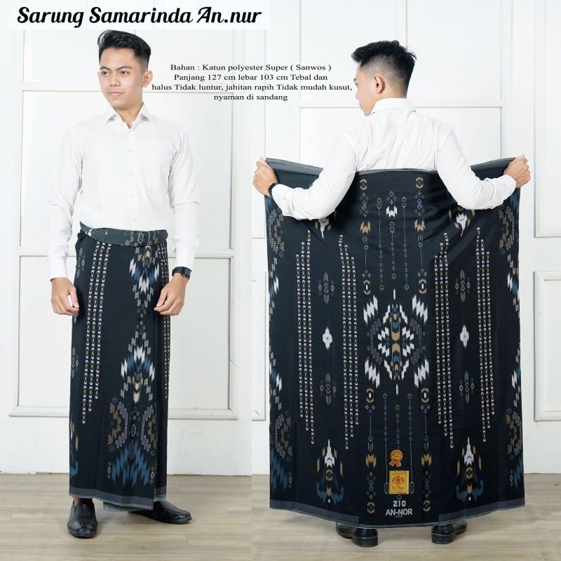Sarung samarinda annur 100% motif BHS