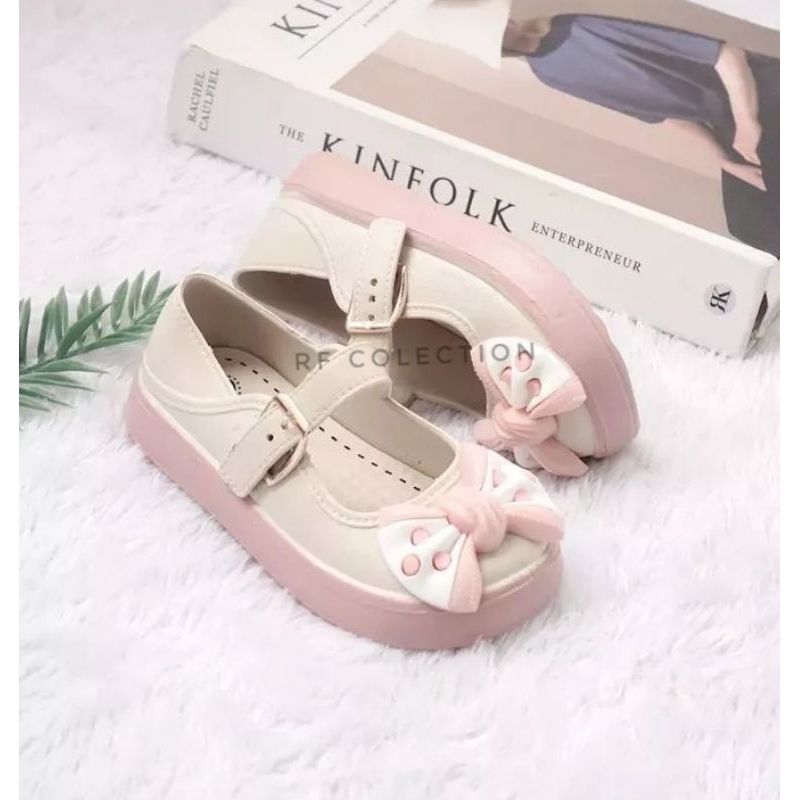 Sepatu Anak Perempuan Kekinian Import Sepatu Balet Anak Sepatu Flat Shoes Anak Cewek Terbaru Sepatu Jelly Anak