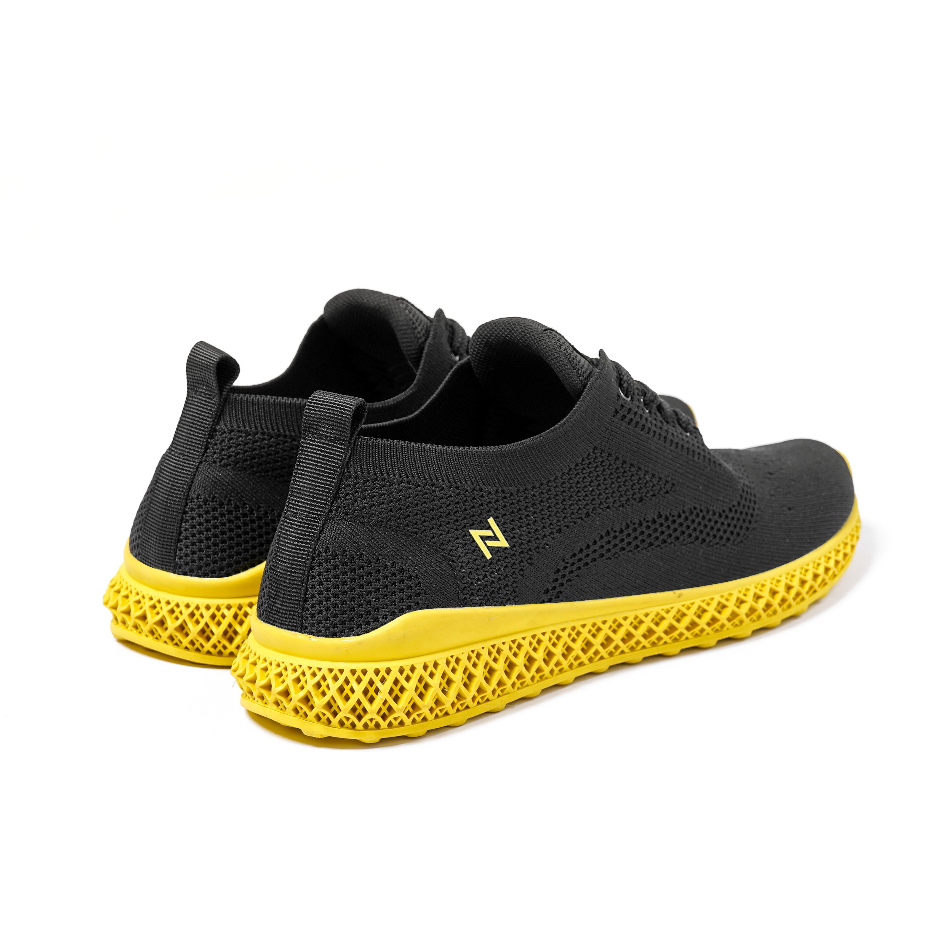Sepatu Sneakers Casual Pria Sporty Shoes Hangout Kerja Travelling Original Naz Barchetta Black