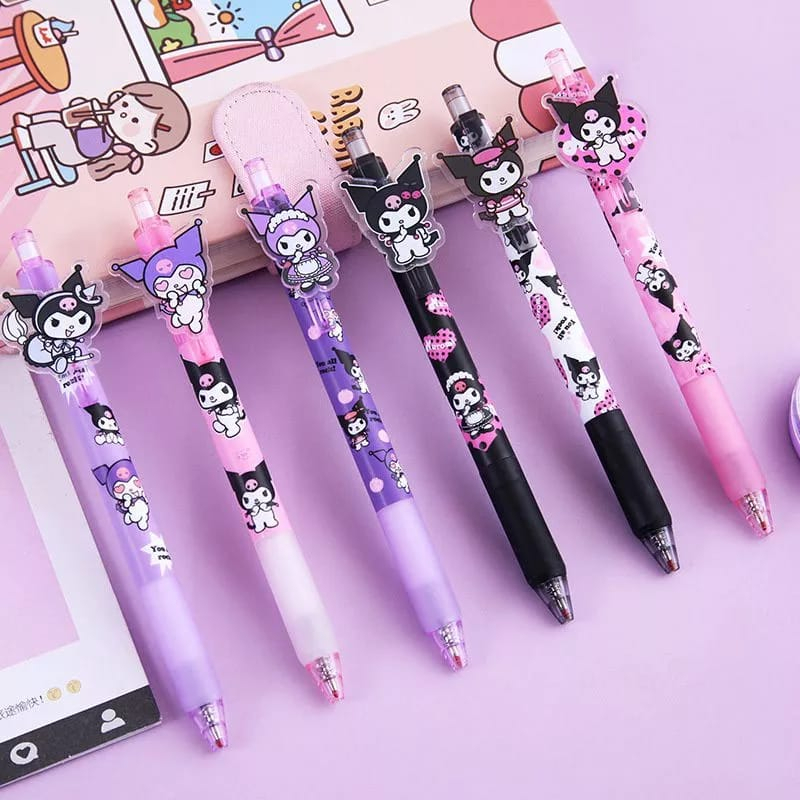 Pupen Gel Sanrio akrilik / Pulpen Cute karakter sanrio kuromi melody