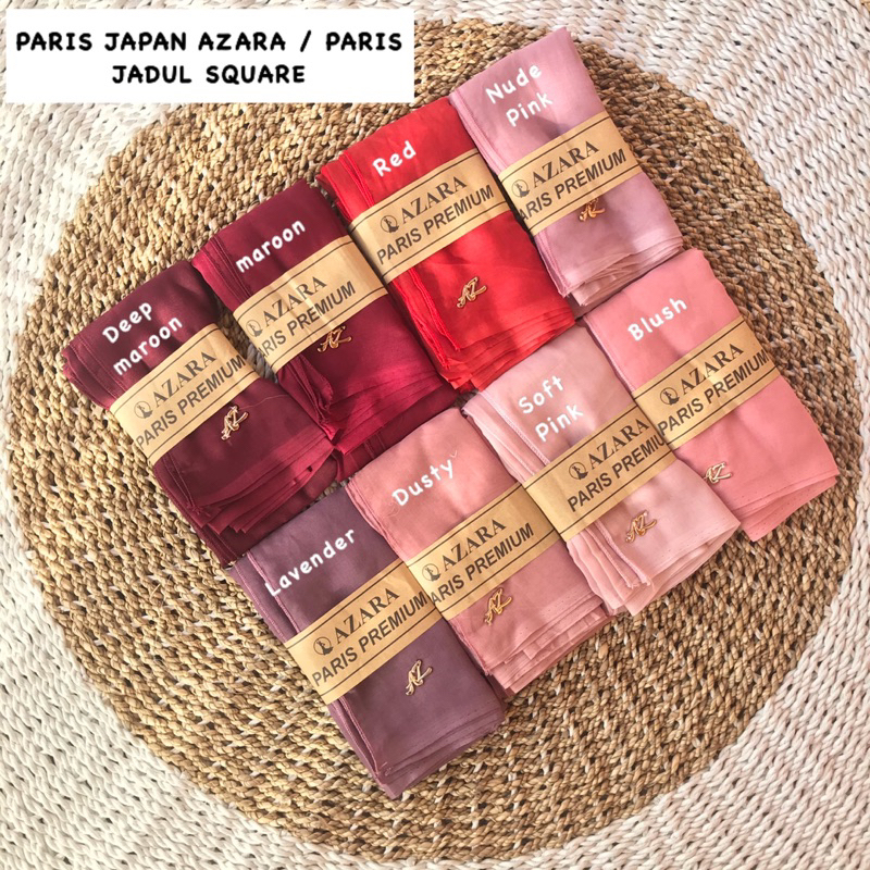 SEGIEMPAT PARIS JAPAN PREMIUM AZARA / PARIS JADUL / HIJAB KERUDUNG PARIS ORI AZZARA