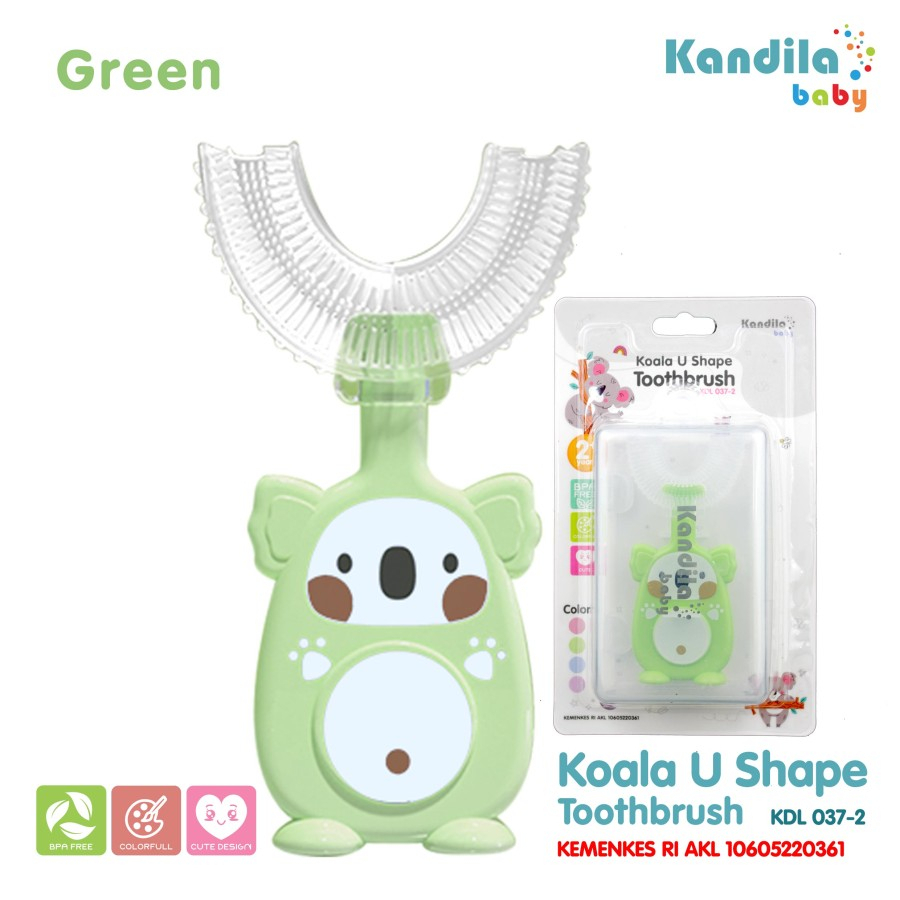 Sikat Gigi Bayi Anak KANDILA Baby Koala U Shape Toothbrush / KDL 037-2