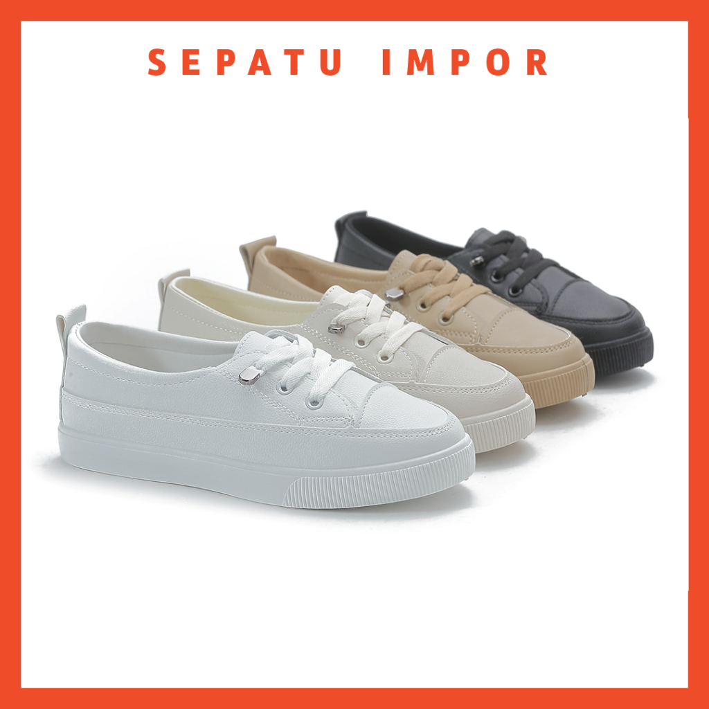 Dokter Sepatu Import - Dallia Sepatu Flat Shoes Wanita Slip On Shoes Import Premium Quality 3103 - Free Kotak Sepatu!!! Sale!!!