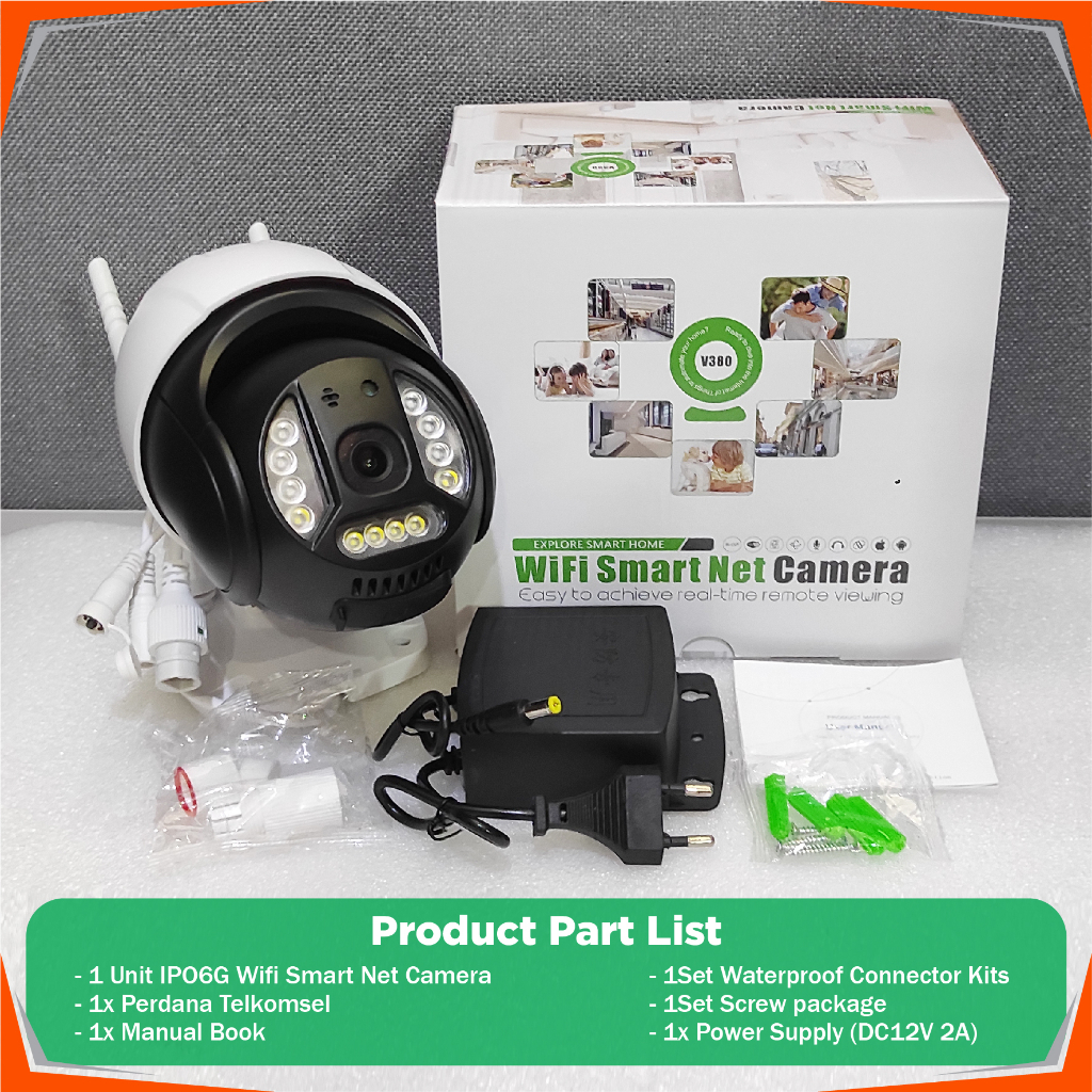 ACCESSGO CHAMELEON CCTV 4G V380 PRO APPS 2 MP - TELKOMSEL