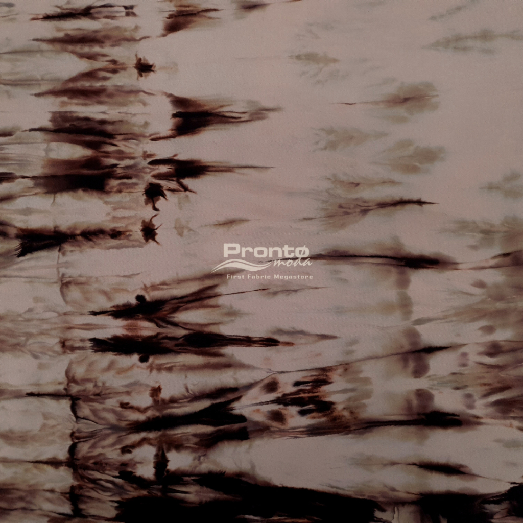 Kain Katun Lycra Mauve Mist Motif Tie Dye