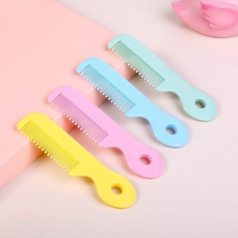 Sisir Rambut Mini Anak Bayi Plastik Warna Murah