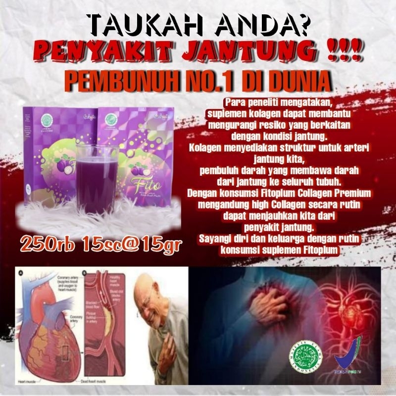 

Fito Plum minuman Collagen isi 12sacet