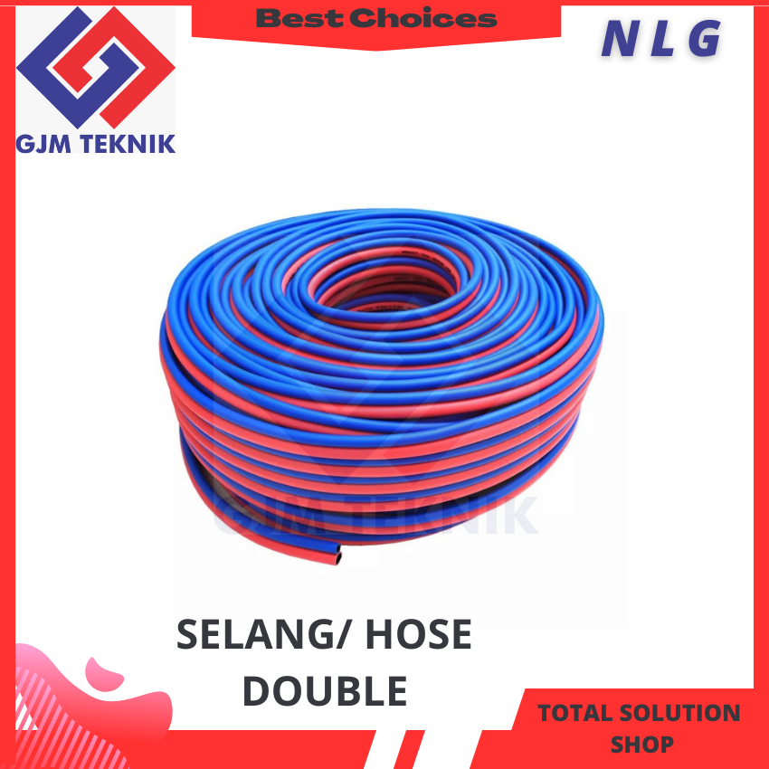 Selang Las Double NLG Welding Hose Blender Las Potong Karbit OXY LPG