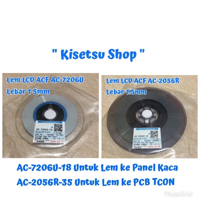 LEM ACF AC 2056R & AC 7206U LEM LCD COF FLEKSIBEL / FLEXIBLE KE LCD