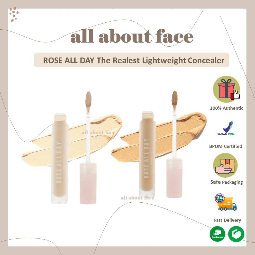 ROSE ALL DAY The Realest Lightweight Concealer ORIGINAL | Rose All Day Concealer