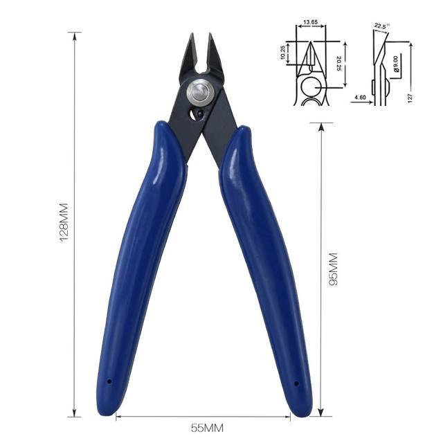 Tang Potong Kupas Kawat Kabel 5 Inch Tang Cutter Nipper Mini Gunting Coil pemotong kabel tajam dan kuat